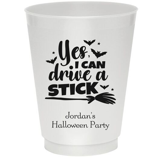 Yes I Can Drive A Stick Colored Shatterproof Cups